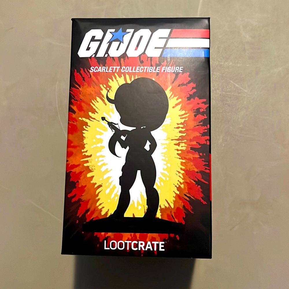 G.I. JOE Scarlett Collectible Figure, Hasbro, LootCrate Original Action-Figure